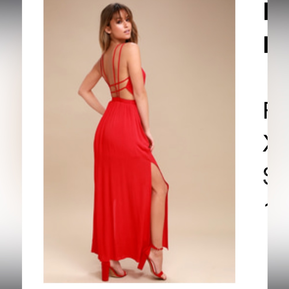 LULUS LOST IN PARADISE MAXI DRESS